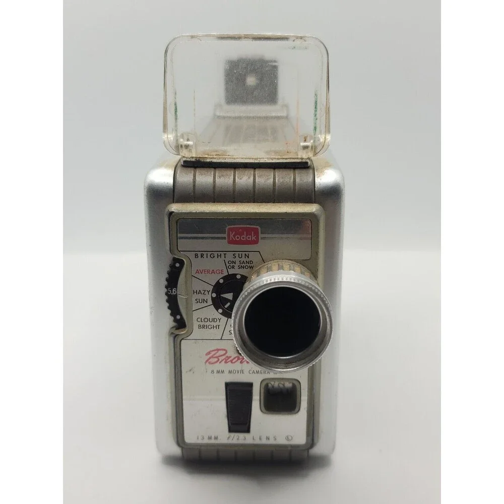 Vintage Kodak Brownie 8 mm Movie Camera II Decor and parts only. Does work